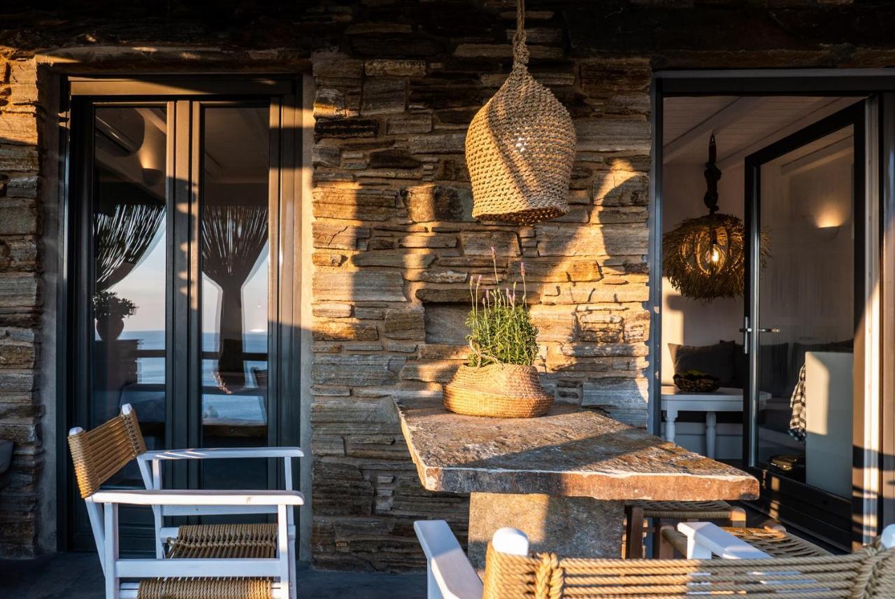 Villa Aerino Seaside Agios Romanos Esterno foto