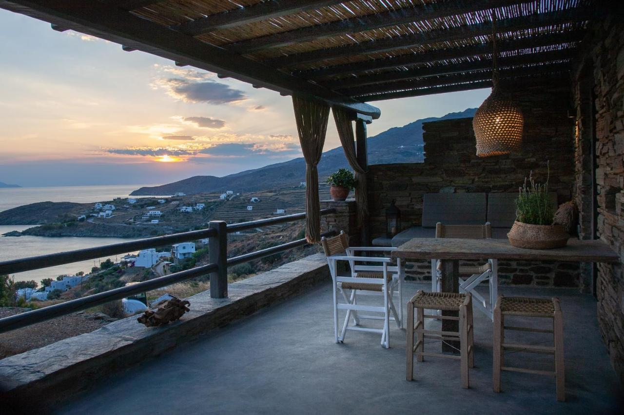 Villa Aerino Seaside Agios Romanos Esterno foto