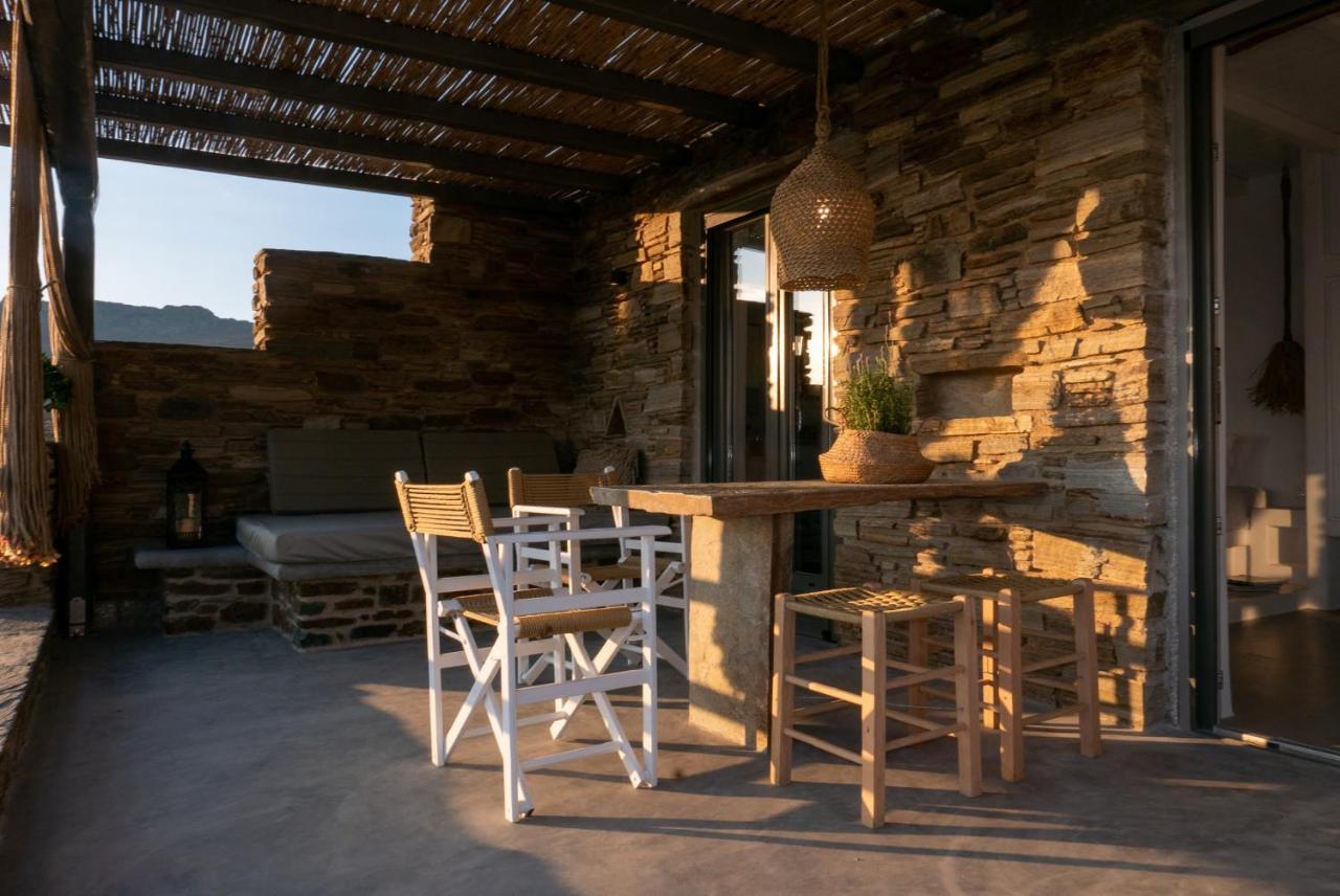 Villa Aerino Seaside Agios Romanos Esterno foto