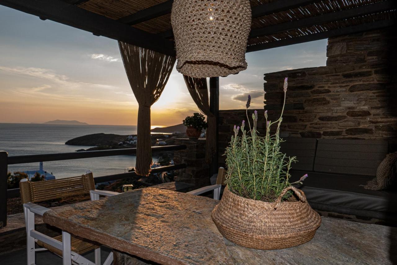 Villa Aerino Seaside Agios Romanos Esterno foto