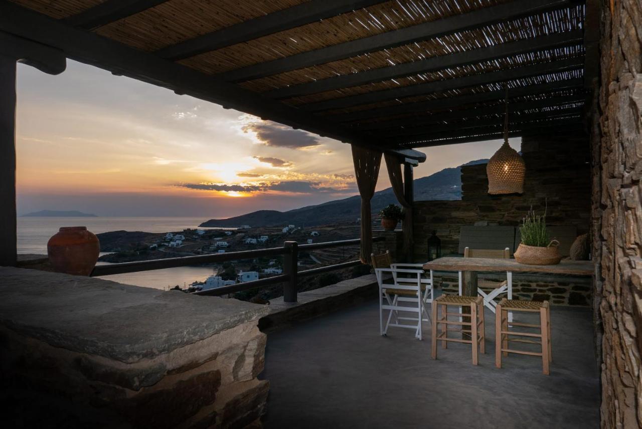 Villa Aerino Seaside Agios Romanos Esterno foto