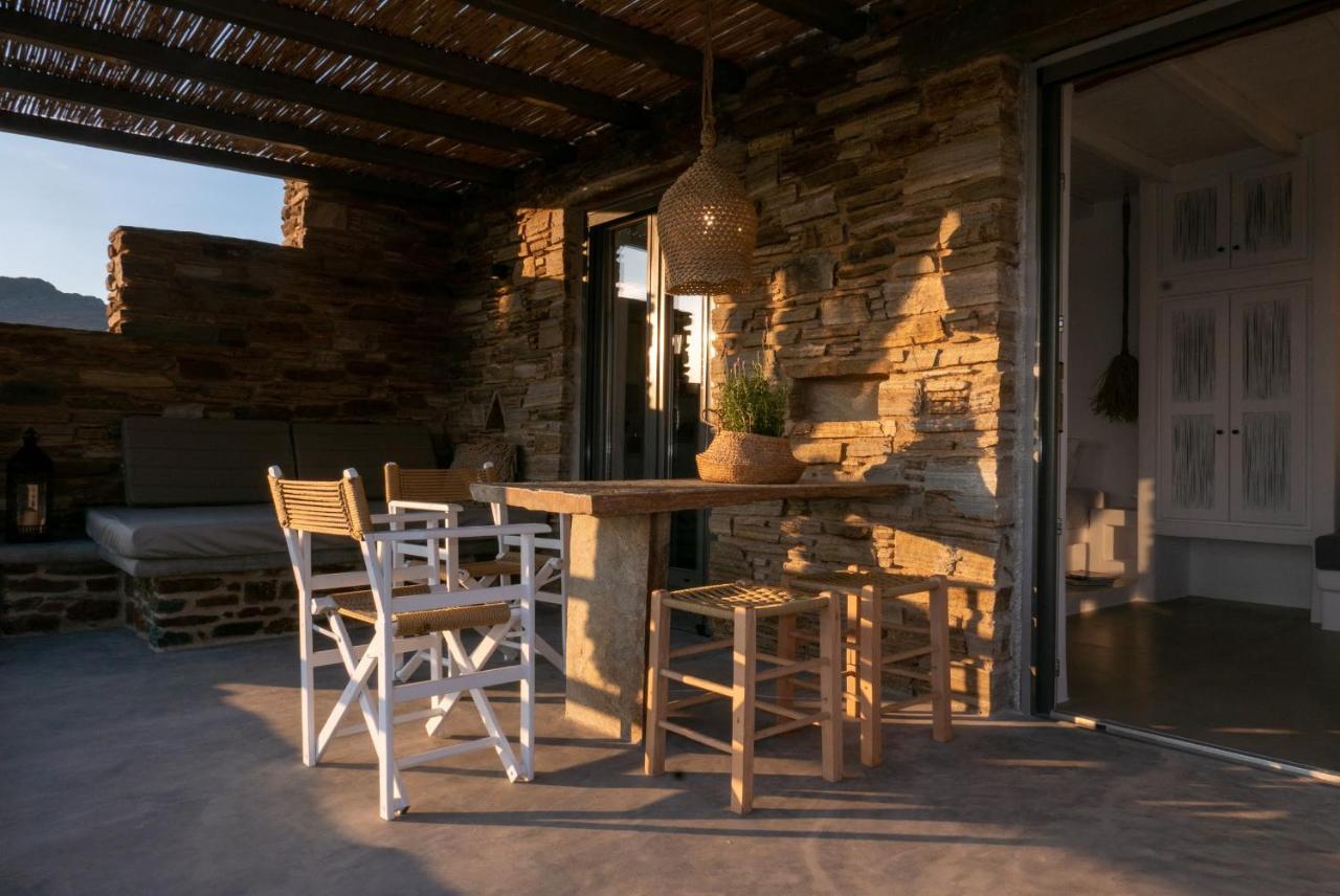 Villa Aerino Seaside Agios Romanos Esterno foto